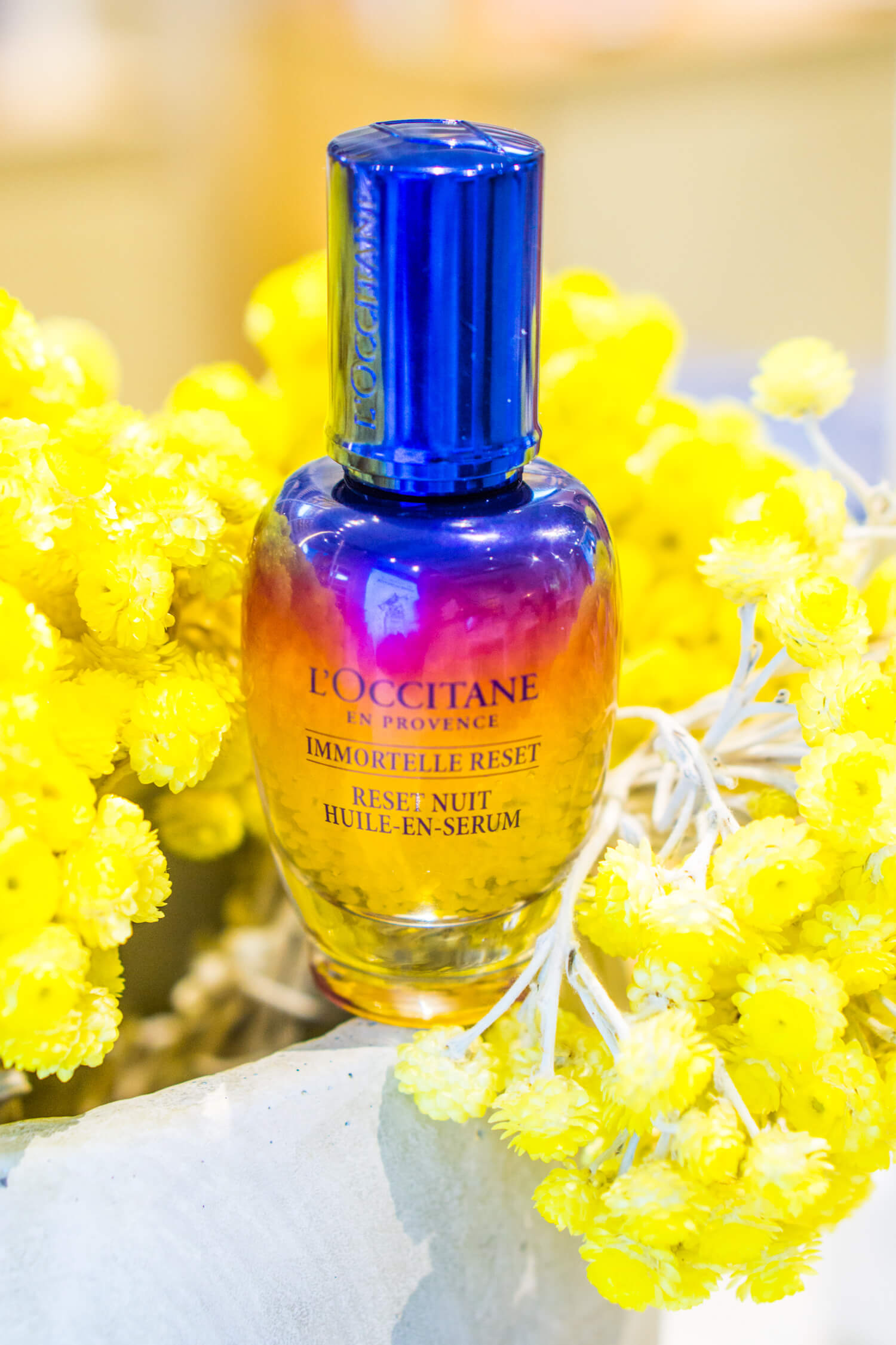 L'occitane , Immortelle Reset Overnight Reset Oil-In-Serum , เซรั่มเนื้อออยล์ , ช่วยชะลอริ้วรอย , ผิวกระจ่างใส , ผิวเนียนนุ่ม