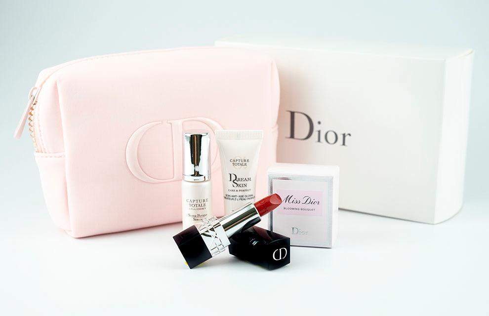 Dior, Dior Capture Totale & Miss Dior Blooming Bouquet Set 5 Items, Capture Totale Cell Energy Super Potent Serum, Capture Totale Dreamskin Care & Perfect, Rouge Dior Couture Colour Lipstick 1.5g #999, Miss Dior Blooming Bouquet, เซ็ต Dior, เซรั่ม Dior, ลิป Dior, น้ำหอม Dior, กระเป๋า Dior