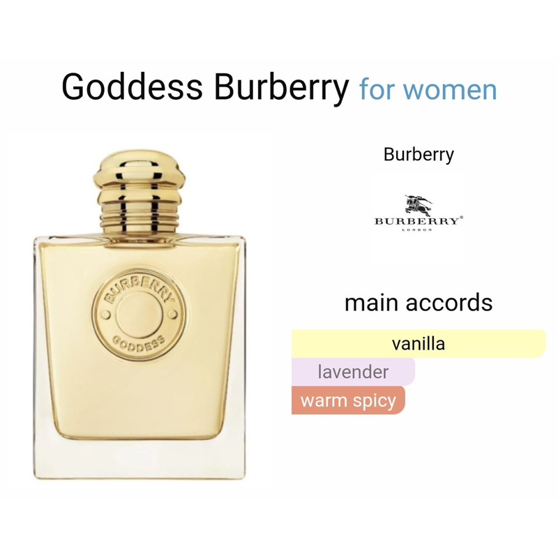 Burberry Goddess EDP 5ml , Burberry Goddess EDP,Burberry Goddess รีวิว,Burberry goddess perfume fragrantica , Burberry Goddess ราคา,Burberry 