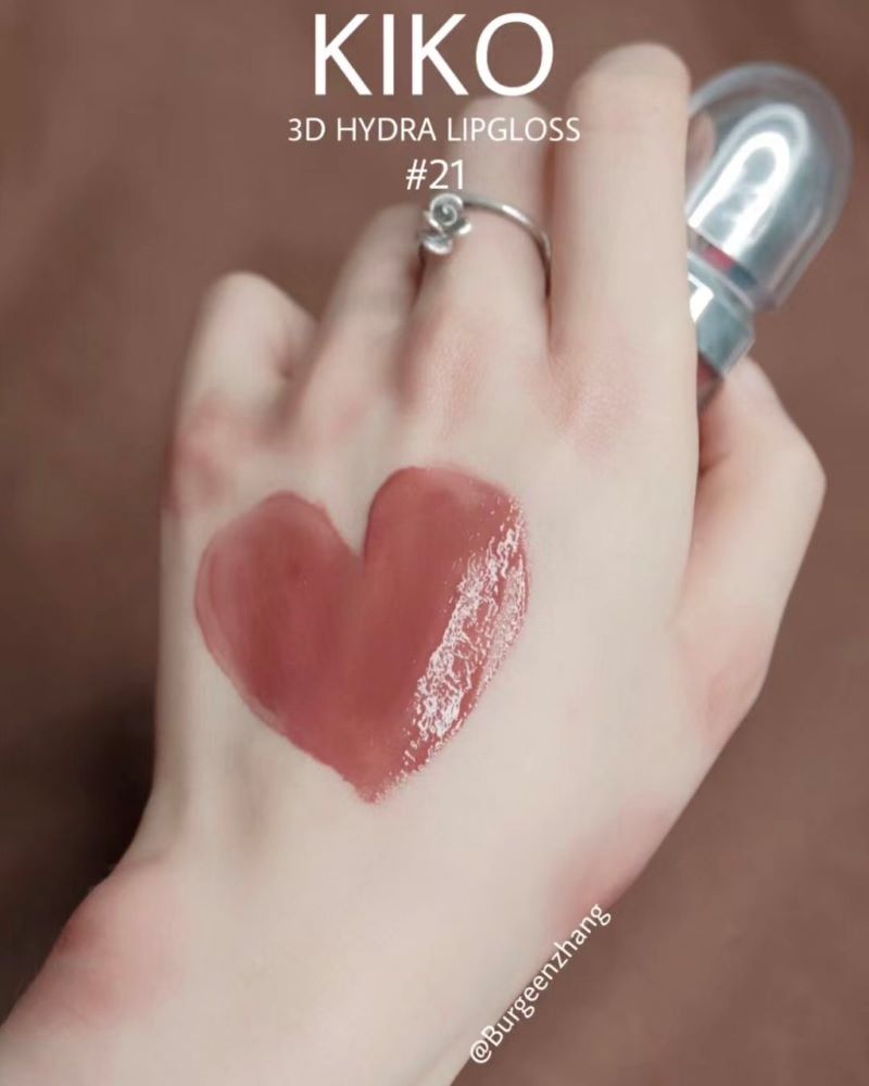 KIKO MILANO Kiko 3D Hydra Lipgloss #21 Brun Rose 6.5 ml , Kiko 3D Hydra Lipgloss , ลิป kiko , KIKO MILANO ,  รีวิว KIKO Milano 3D Hydra Lipgloss ,  KIKO MILANO ลิปกลอส 3D Hydra Lipgloss